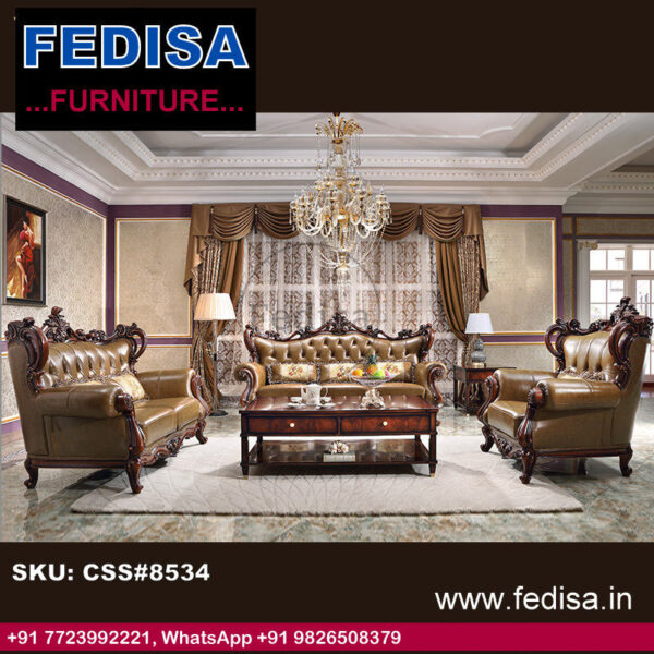 Classic Sofa Set Single Wooden Sofa Set Teak Wood Setty Wooden Sofa Setty