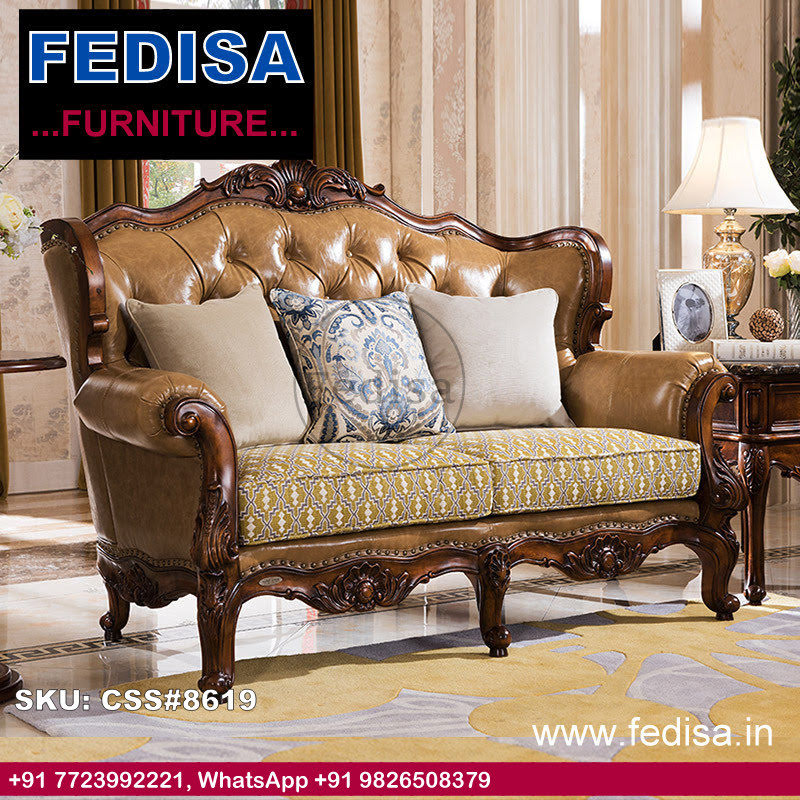 Luxury Classic Sofa Set 6 Seater Corner Sofa Sofa Chair Set Single Seat Sofa