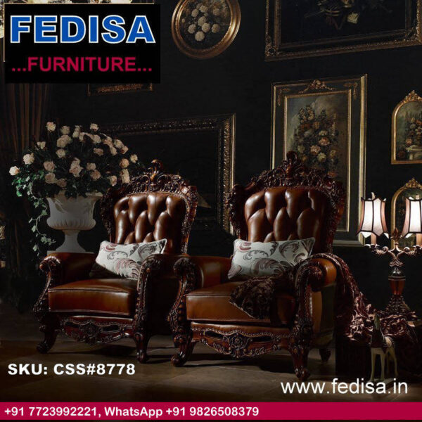 Luxury Classic Sofa Set L Shaped Sleeper Couch Sagwan Sofa Sofa Under 15000