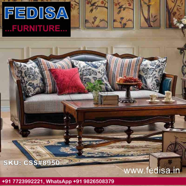 Luxury Classic Sofa Set Low Budget Sofa Set Dark Blue Sofa Set Plain Sofa Set