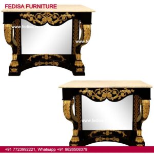 Contemporary Console Table 2m Long Console Table Herringbone Entryway Table Kitchen Console