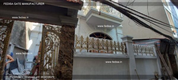 Door Gate Design Grill Design For Boundary Maharaja Gate Grill Modern Fence And Gate Design