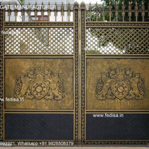 Iron Gate Design For House Curved Sliding Gate Design Gate Slope Design Main Gate Design Iron And Steel