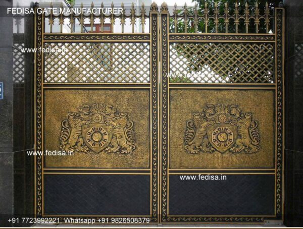 Iron Gate Design For House Curved Sliding Gate Design Gate Slope Design Main Gate Design Iron And Steel