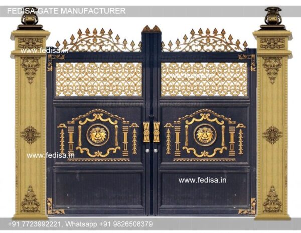 Iron Gate Design For Home Steel Gate Laser Cutting Design Compound Grill Gate Design Steel Gate Design New