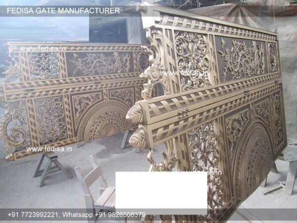 Entry Gate Design Gate Loha Design Two Door Gate Design Iron And Steel Gate Design