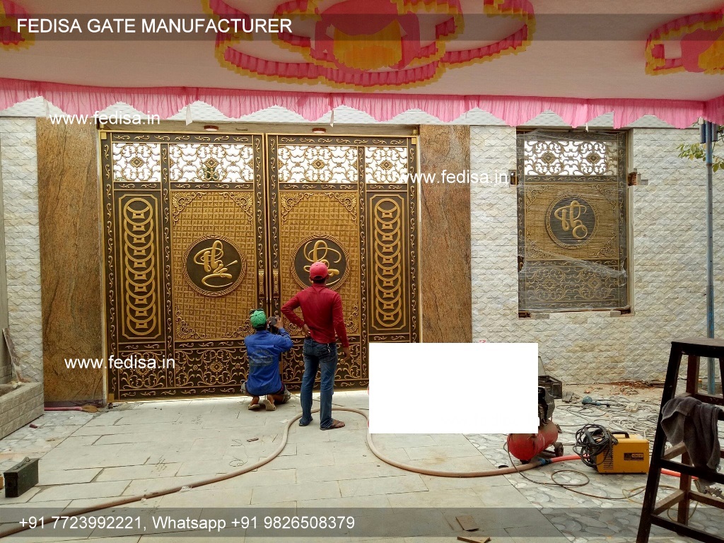 Single Gate Design Front Side Gate Design 5 Feet Iron Gate Design Collapsible Gate Colour