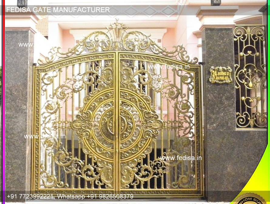 Folding Gate Design Maharaja Grill Gate Remote Gate Design Fancy Wrought Iron Gates