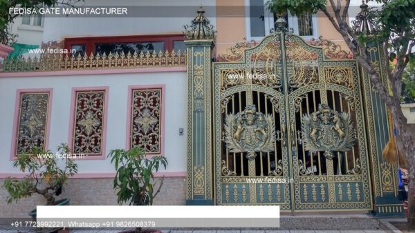 Compound Gate Design Steel Ke Gate Ka Design Channel Gate Colour Simple Metal Gate Design