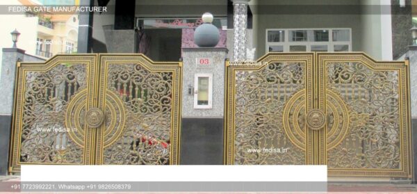 Iron Main Gate Design Design Gate Steel Laser Cut Gate Panels Gate Design With Wall