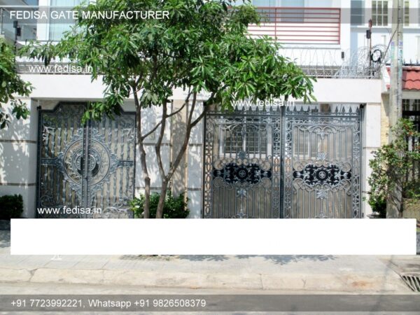 Compound Gate Design Steel Gate Single Door Design New Gate Ka Design Front Wall Grill Design