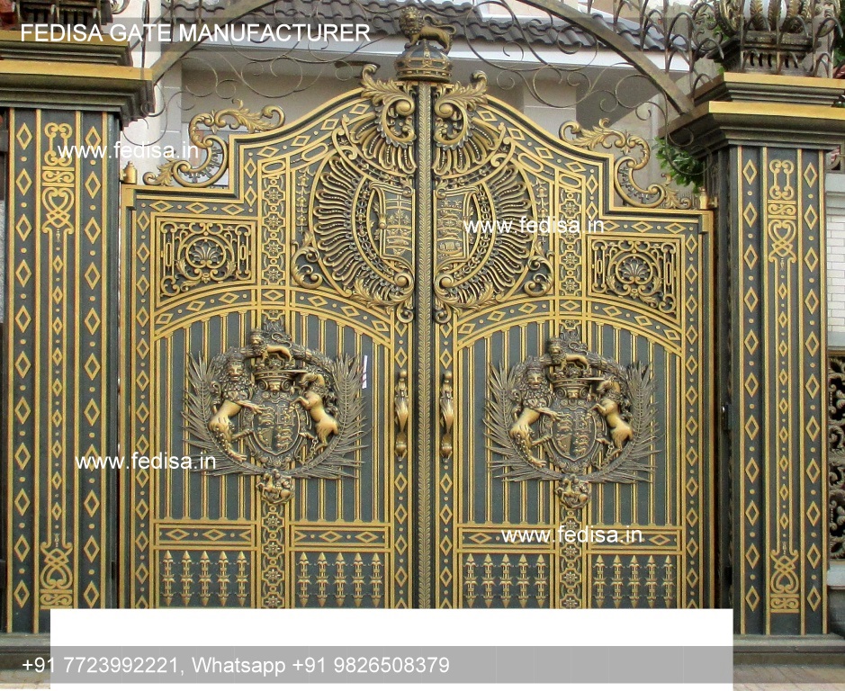 Compound Gate Ss Collapsible Gate Gate Boundary Wall Design Louver Gate Design