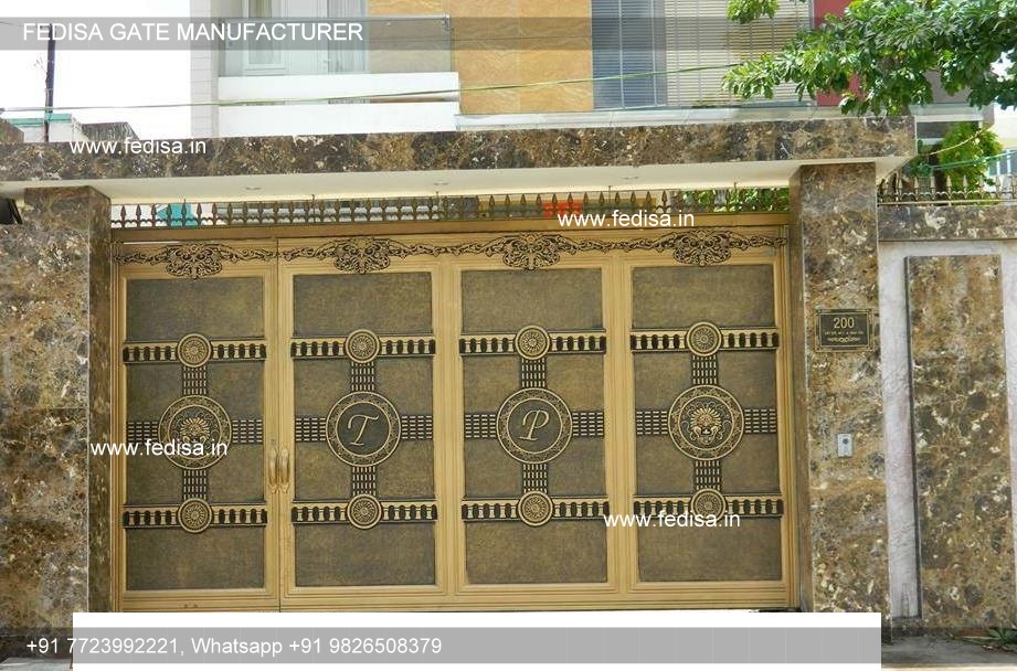 Steel Gate Design With Price Maharaja Gate Design For Home Moving Gate Design Main Gate Boundary Design