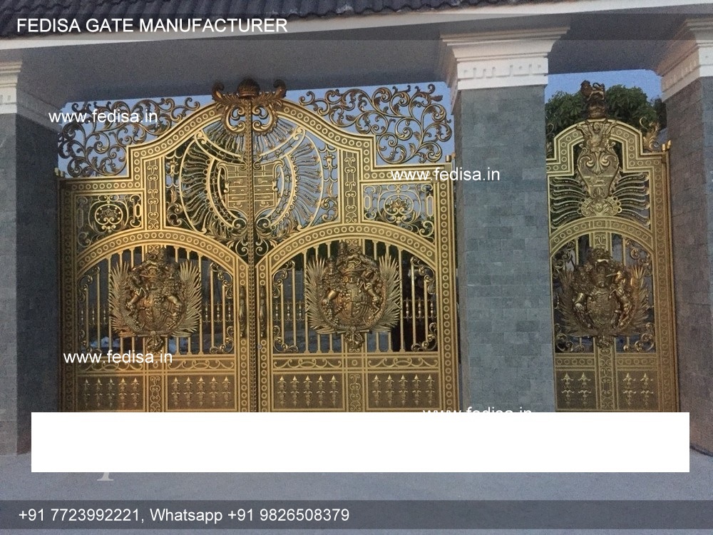 Modern Gate Design 2147 Main Gate Boundary Design Single Door Iron Gate Price Sliding Gate Roller Design