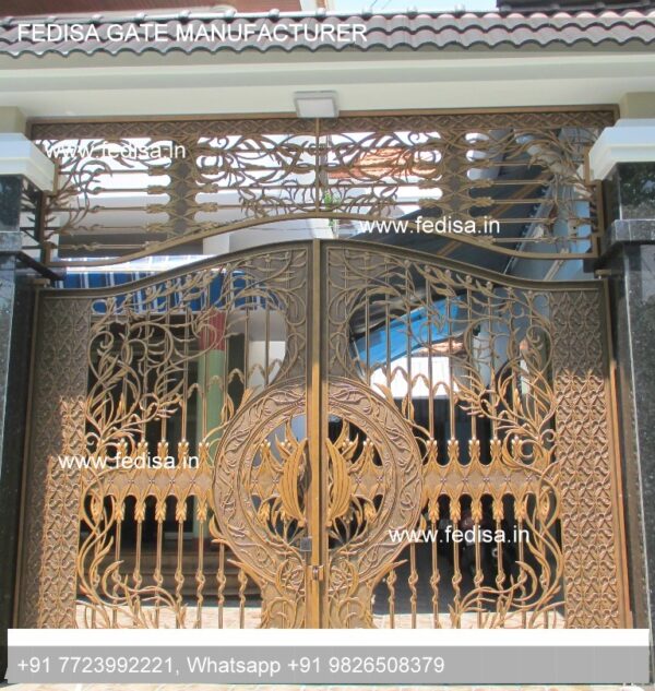 Loha Grill Gate New Fancy Gate Gate Loha Design Two Door Gate Design