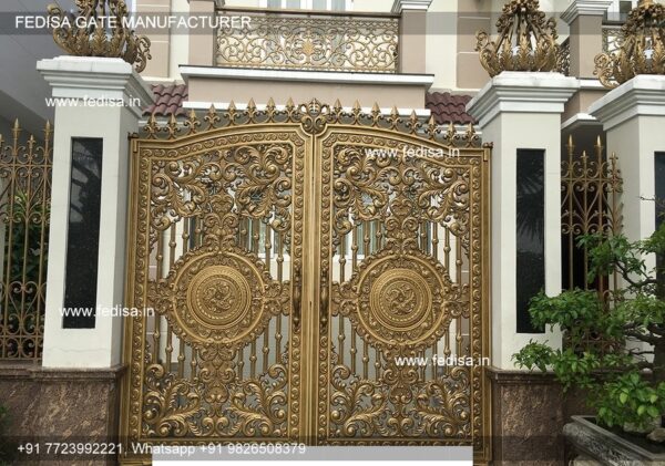 Main Gate Design House Compound Gate Design Iron Garden Gate Designs Main Gate Design With Boundary Wall