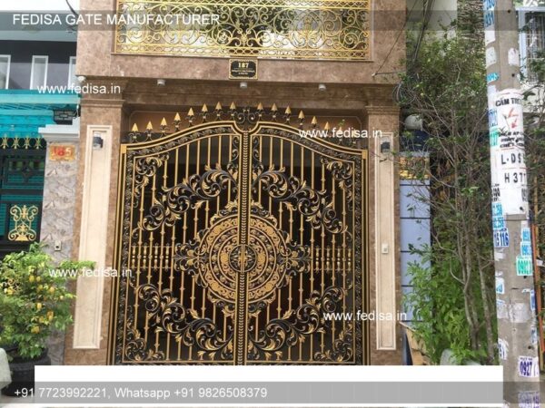 Entrance Gate Design Design Of Main Gate In Iron Maharaja Steel Gate Design Catalogue Steel Gate Sheet Design