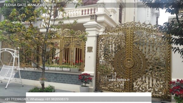 Steel Gate Design For Home Naye Design Ka Gate Boundary Wall With Grill Design Design Gate Ke Design