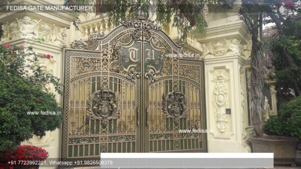 Iron Gate Design For Home Loha Grill Gate Design Main Gate With Mini Gate Iron Main Gate Colour Design