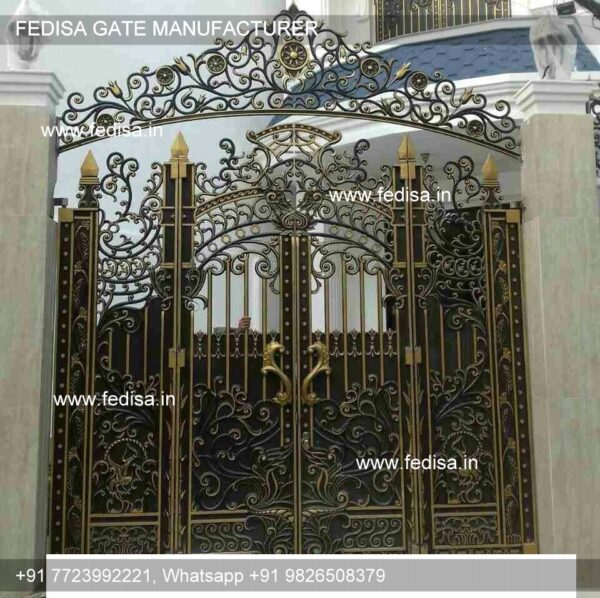 Iron Gate Design Front Gate Door Design Compound Wall Design With Gate Ghar Ka Main Gate Ka Design
