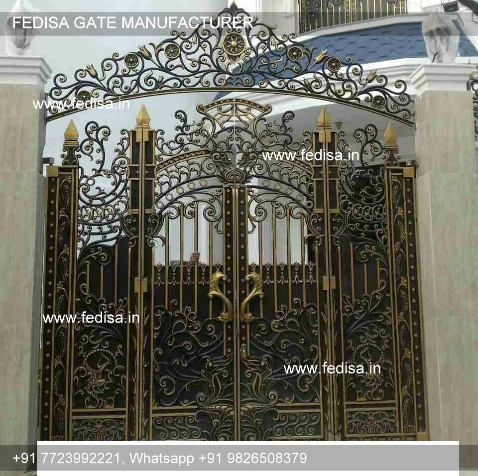 Iron Gate Design Front Gate Door Design Compound Wall Design With Gate Ghar Ka Main Gate Ka Design