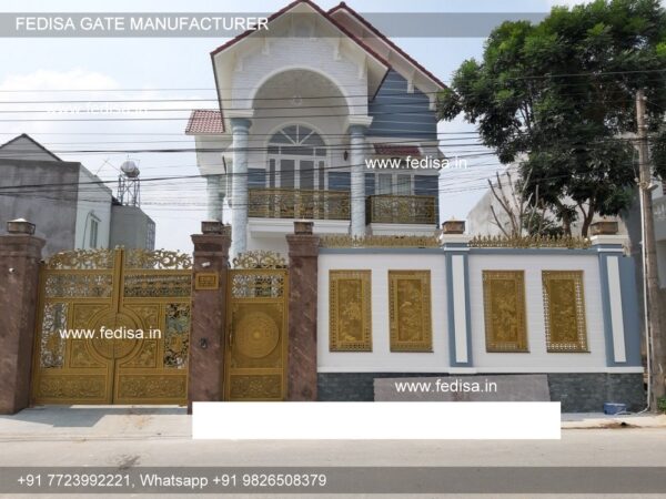 Home Gate Design Lightweight Steel Gate Design Square Bar Steel Gate Design Ss Compound Gate Design