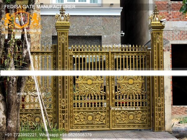 Iron Gate Design For House Compound Wall Single Gate Design Gate Drawing Design Simple Design Of Main Gate