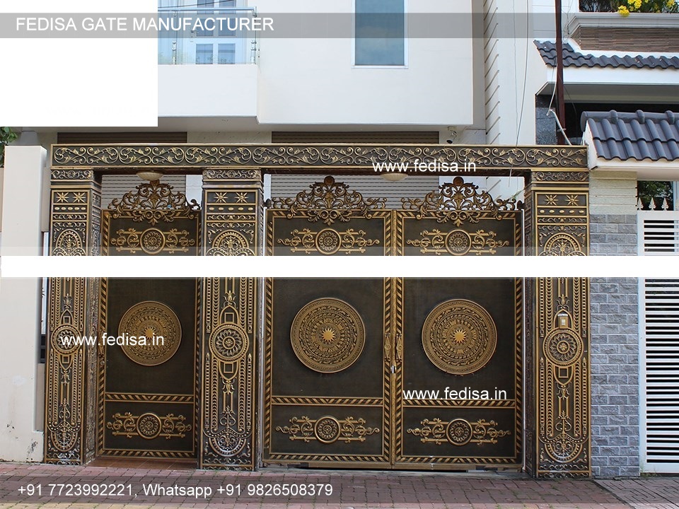 Metal Gate Design Wall Boundary Gate Design Grill Gate New Design Modern Fence Door