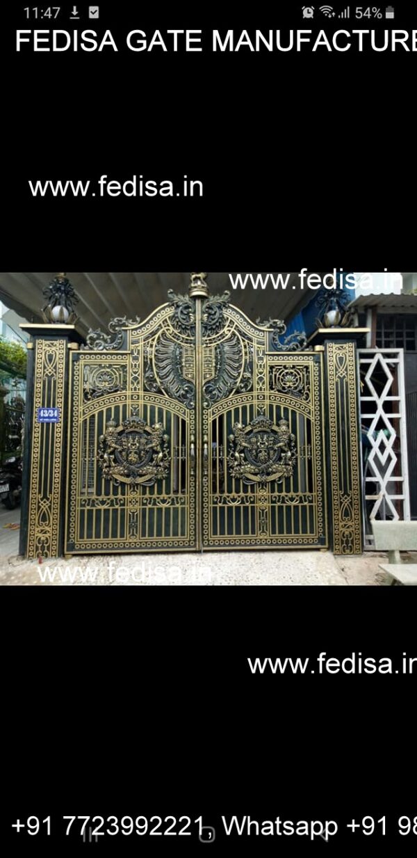 Metal Gate Design Square Bar Gate Design Best Main Gate Design 3 Fold Gate Design