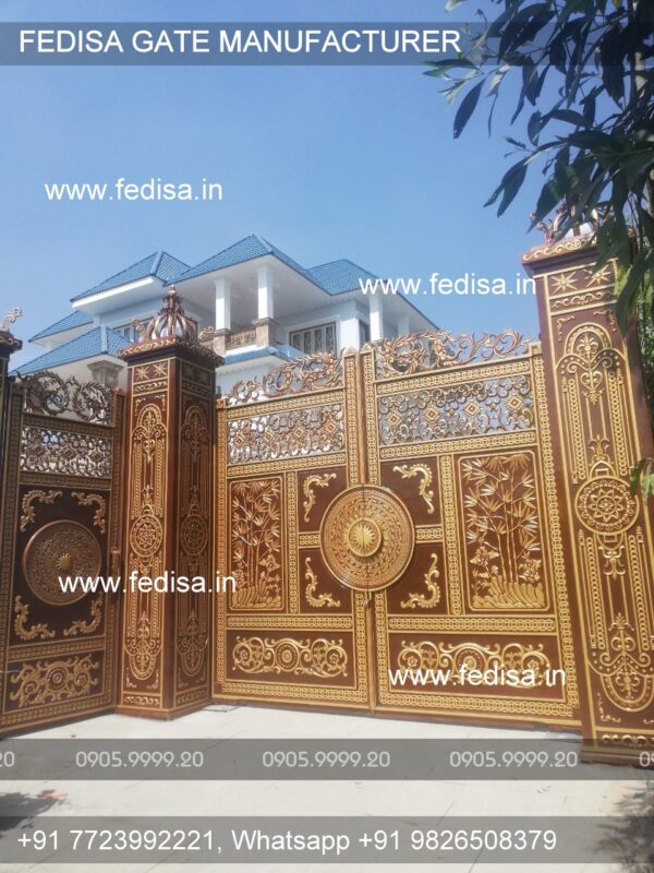 Compound Gate Design Compound Wall Grill Grill Gate Price Per Kg Modern Iron Gate