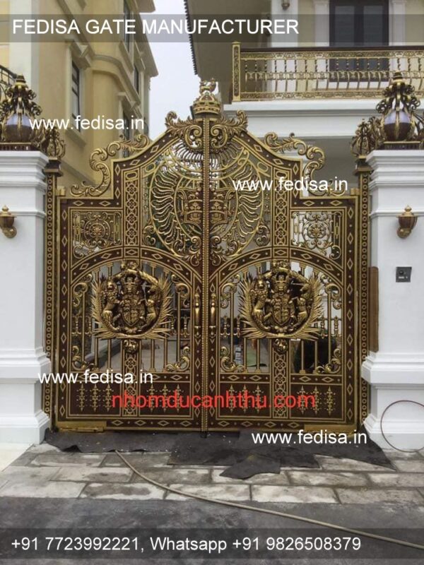 Compound Gate House Entry Gate Design Classic Gate Design Steel Single Gate Design