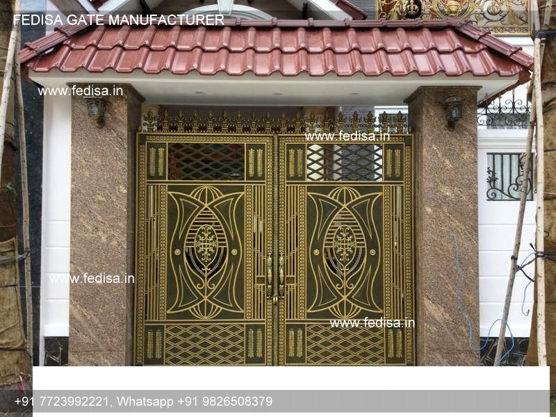 Modern Gate Design 2164 Modern Iron Pipe Gate Modern Main Gate 5 Feet Main Gate Design
