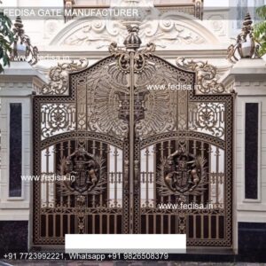 Boundary Wall Design With Gate Angle Gate Design Sliding Iron Gate Design For House Steel Plate Gate Design