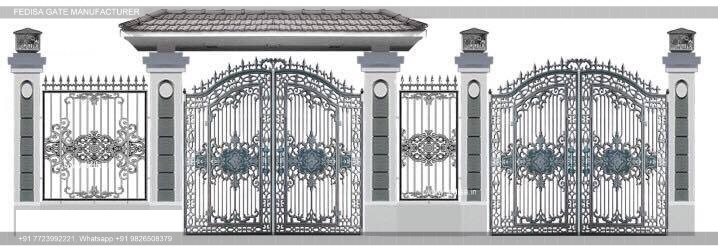 Modern Gate Design Steel Gate Design For Temple Front Door Security Gate Designs Gate Plate Design