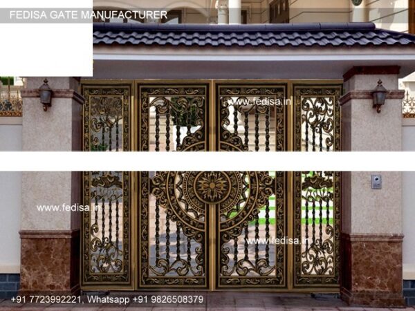 Modern Steel Gate Design Lohe Ka Gate Ka Colour Types Of Gate Designs Best Main Gate Colour