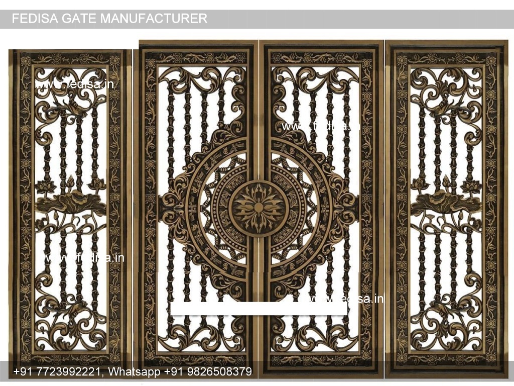 Folding Gate Design Barrier Gate Design Design Design Of Boundary Wall With Gate Boundary Design Gate