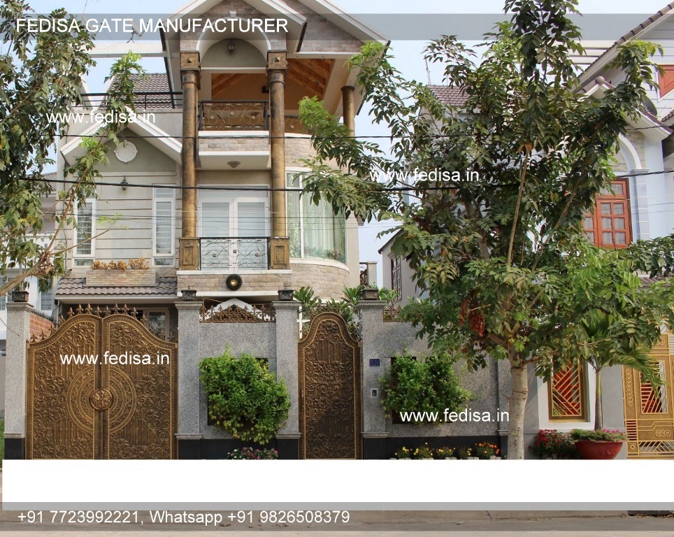 Single Gate Design Loha Gate Ke Design Lohe Ka Get Dijain Mid Century Modern Fences And Gates