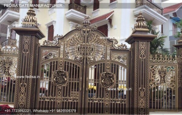 Main Gate Design 2177 Single Gate Colour Stainless Steel Front Gate Design Contemporary House Gate Design