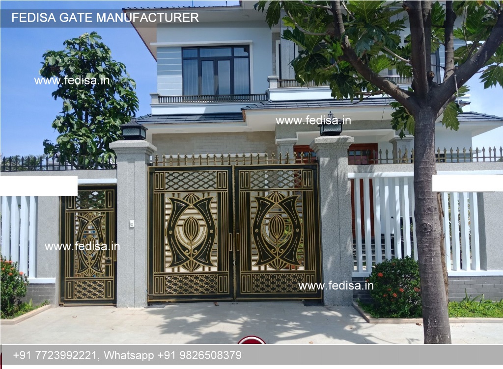 Loha Grill Gate Modern House Main Gate Design Channel Gate Colour Design Outdoor Steel Gate Design