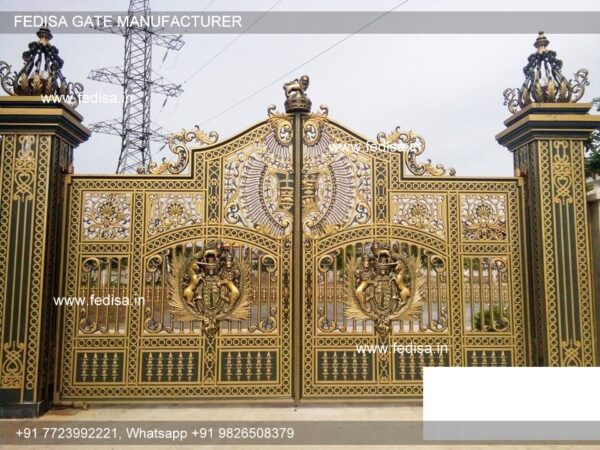Modern Front Gate Design Outdoor Steel Gate Design Rolling Main Gate Design Small Gate Colour