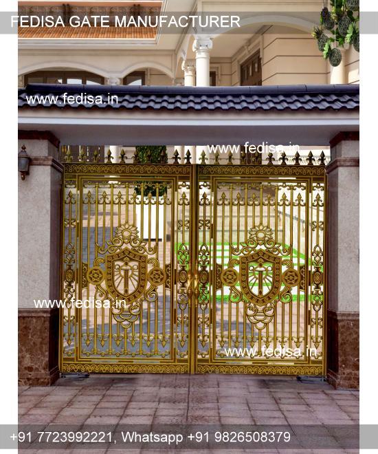 Steel Ka Gate Lohe Ka Get Design Security Gate Designs Metal Main Gate ...