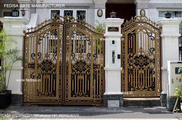 Latest Gate Design Channel Gate Design Wrought Iron Fence Designs Sliding Grill Gate Design
