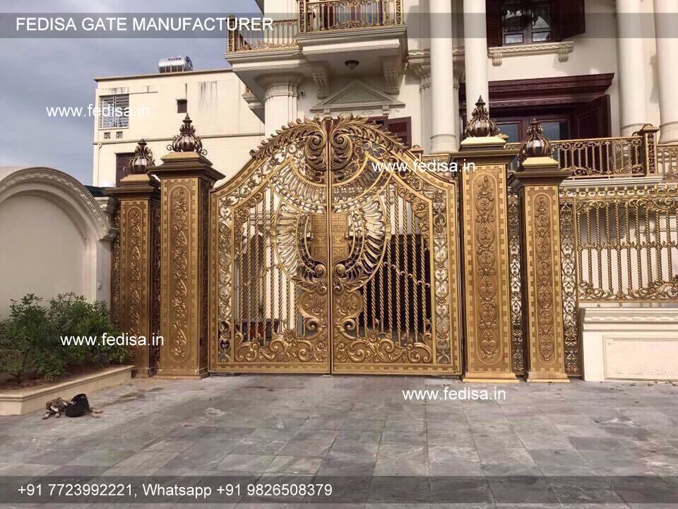Compound Gate Design Lightweight Gate Design Office Gate Design Single Steel Gate Design