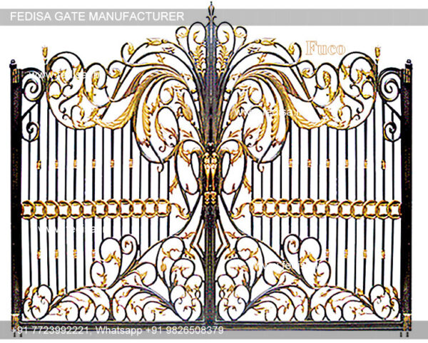 Compound Gate Laser Cutting Design Gate Swing Gate Design Small Steel Gate Design