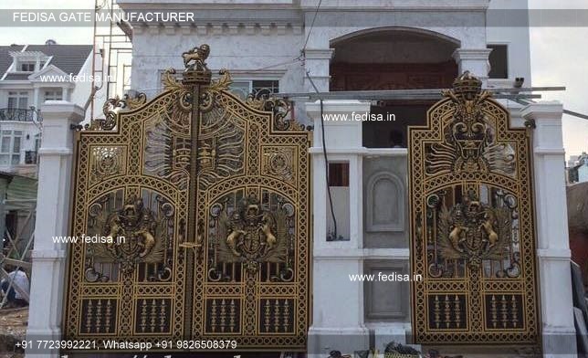 Steel Ka Gate Fancy Steel Gate Beautiful Gate Design For Home Acp Gate Design