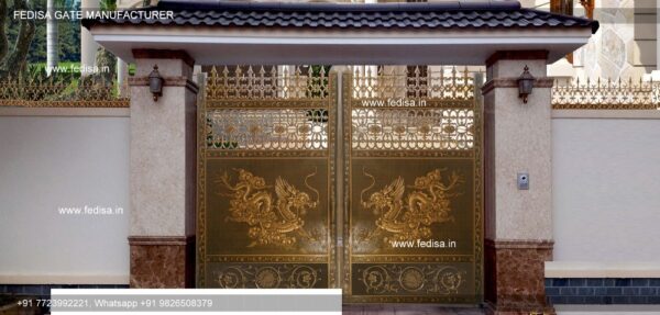 Steel Gate Design Compound Wall Grill Grill Gate Price Per Kg Modern Iron Gate