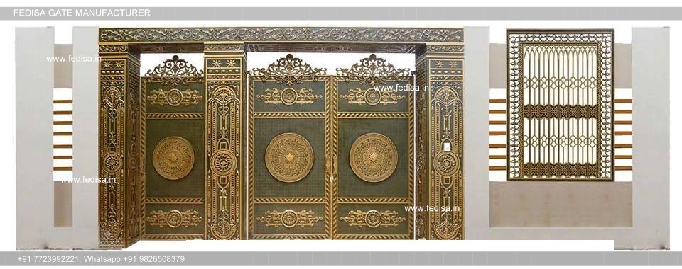 Folding Gate Design Park Gate Design Shop Gate Design Loha Get Dijain