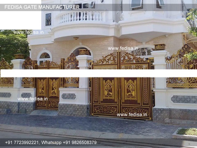 Main Gate Design 10 Feet Main Gate Design Gate Side Wall Design Steel Main Gate Design For Home