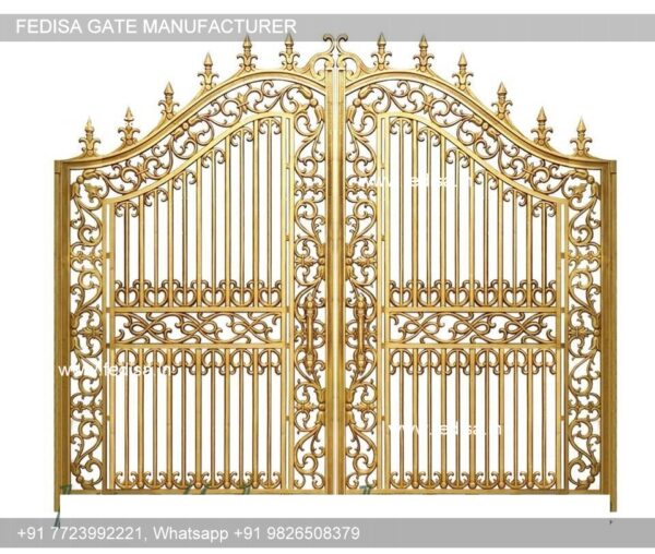 Gate Design 2189 Gate Pillar Top Design Steel Gate Single Palla Elegant Gate Design