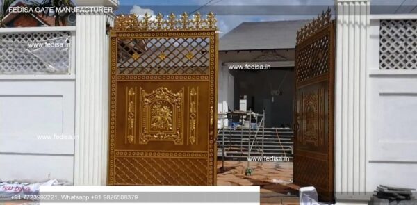 Compound Gate Sliding Door Main Gate 2020 Gate Design Four Fold Main Gate Design